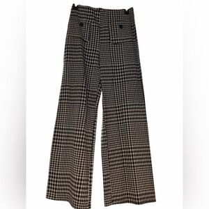 Black and Gray Checkered Pants